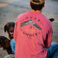 L/S Vintage Custom Built T-Shirt Crimson