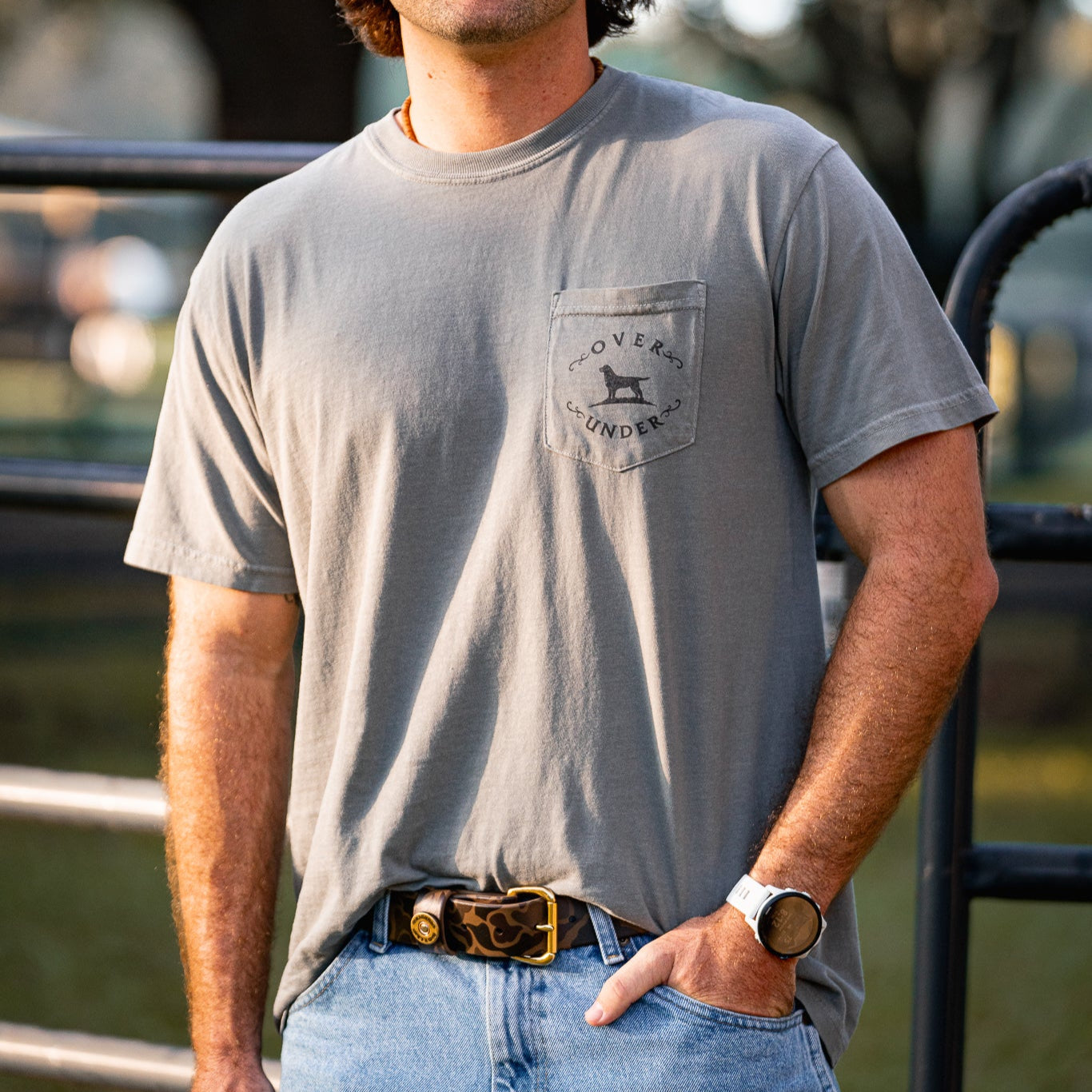 S/S Vintage Custom Built T-Shirt Gray