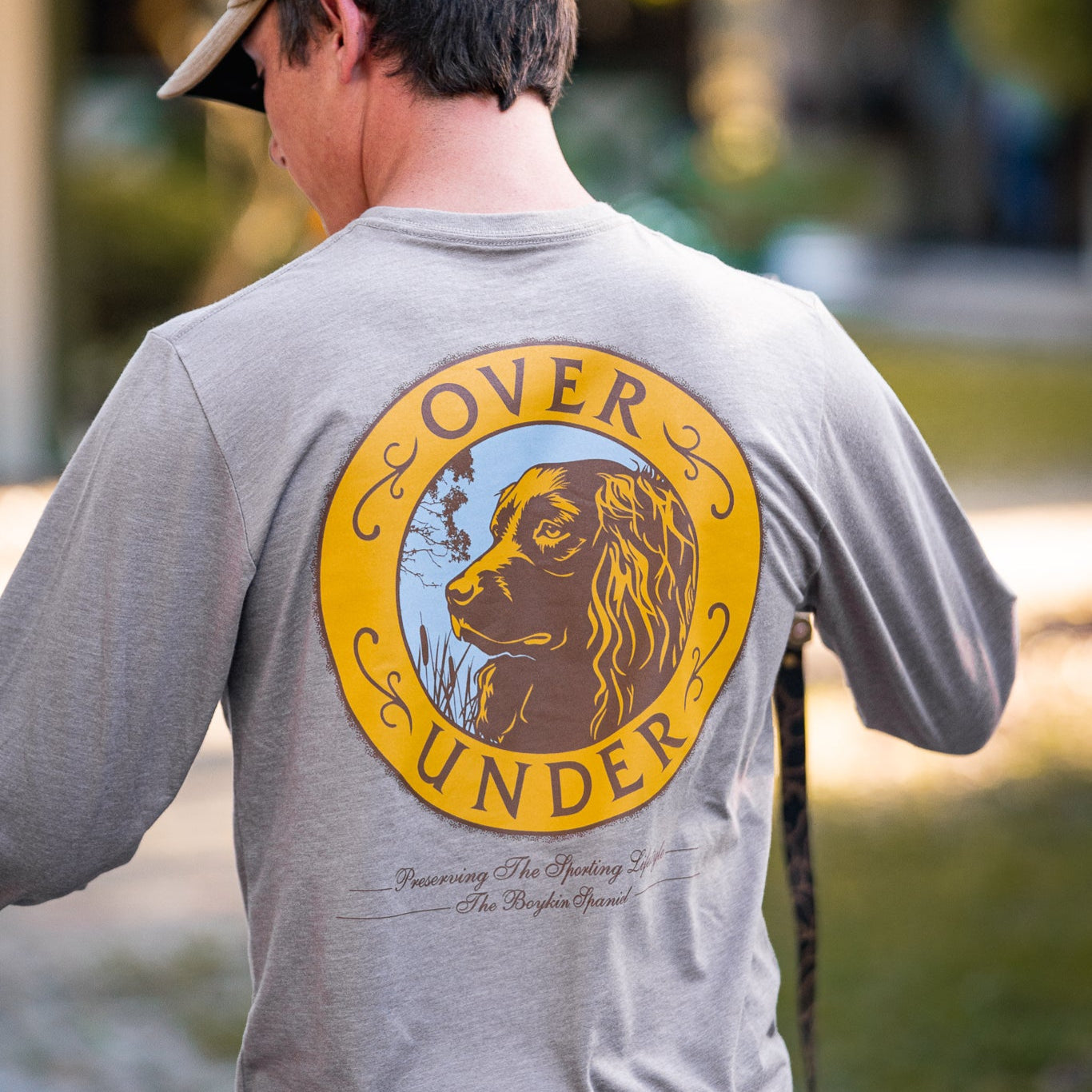 L/S Boykin Crest T-Shirt Driftwood