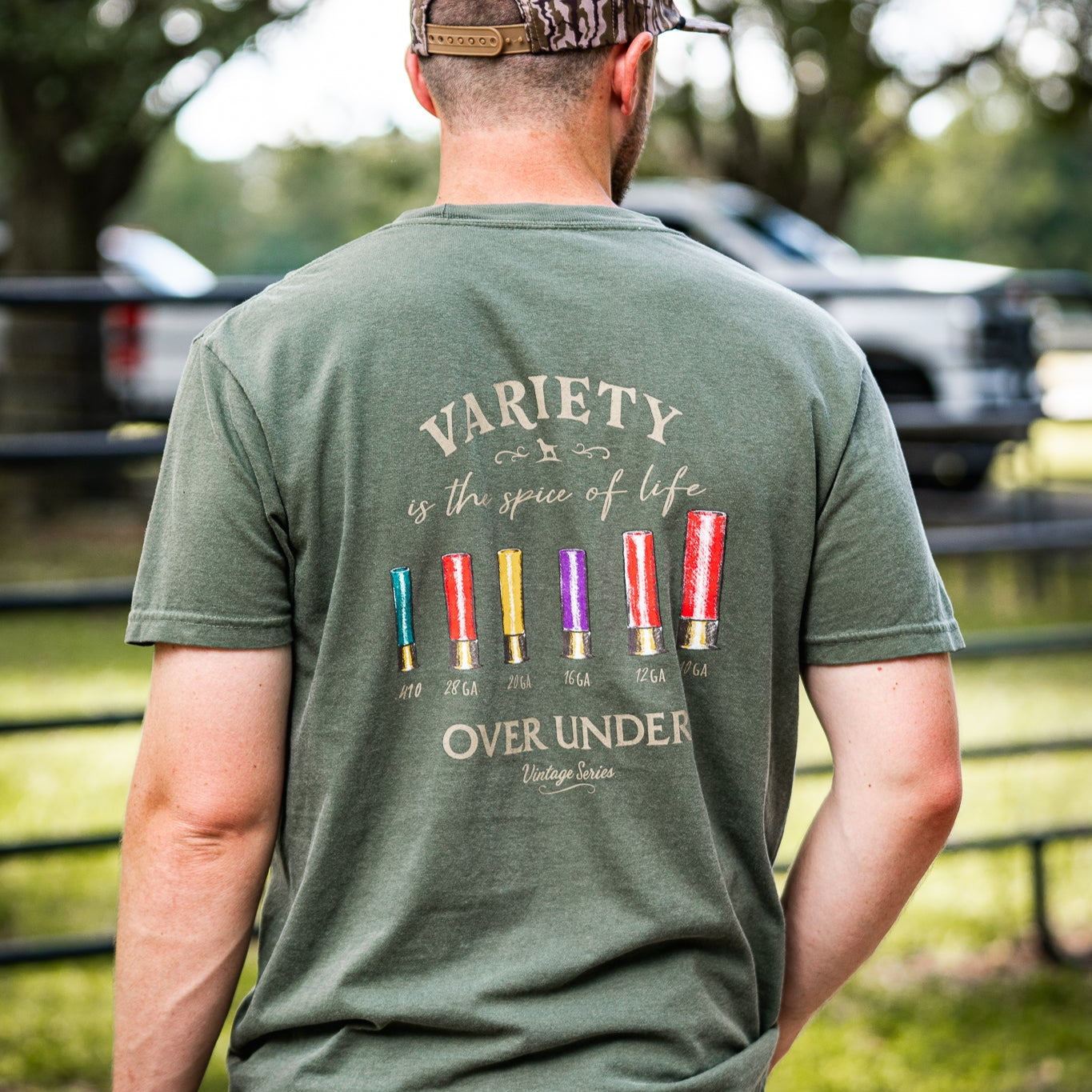 S/S Vintage Shotgun Variety T-Shirt Moss