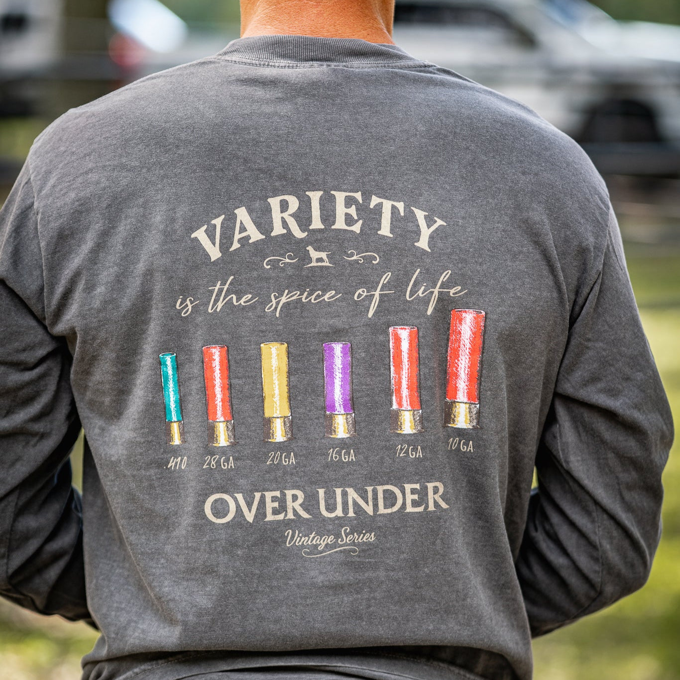 L/S Vintage Shotgun Variety T-Shirt Pepper