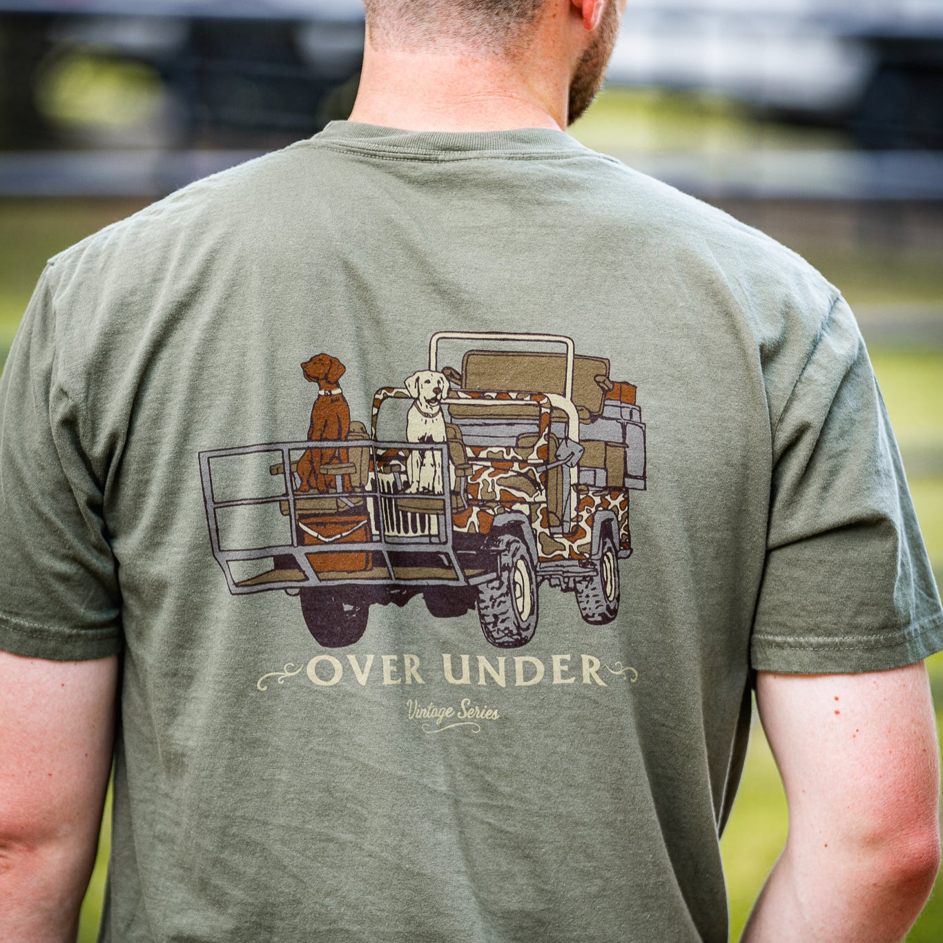 S/S Vintage Shotgun Rider T-Shirt Sage