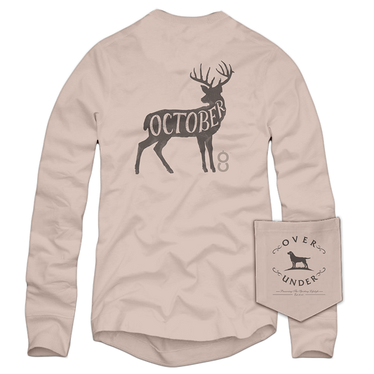 L/S October Whitetail T-Shirt Barley