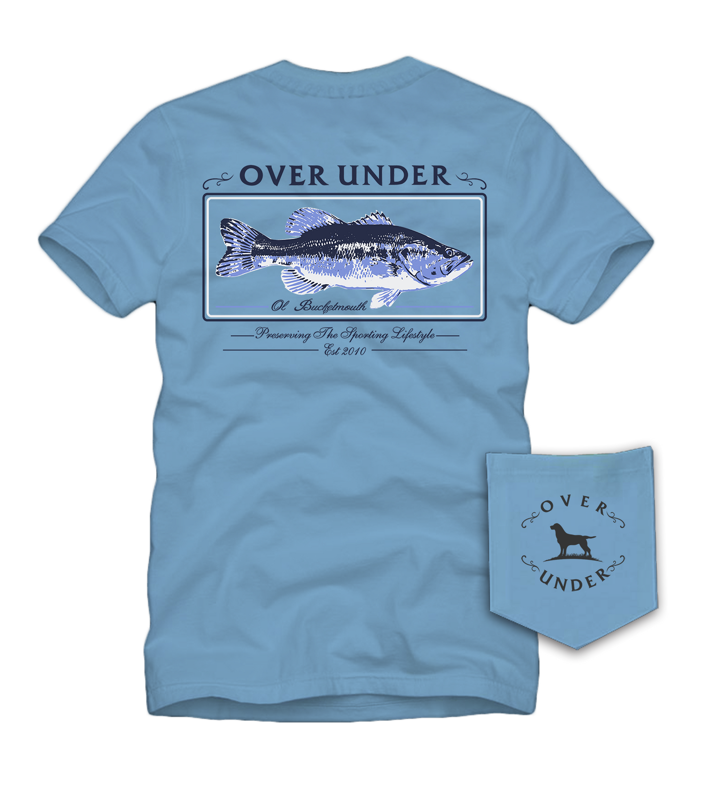 S/S Bucketmouth T-Shirt Azure