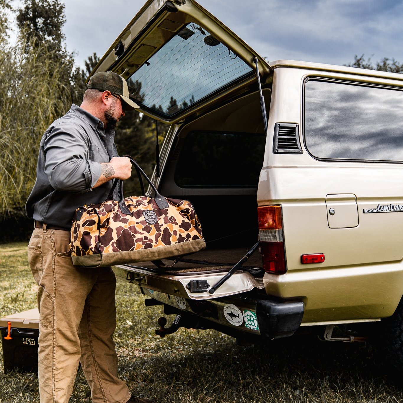 Old School Camo Sporting Duffle