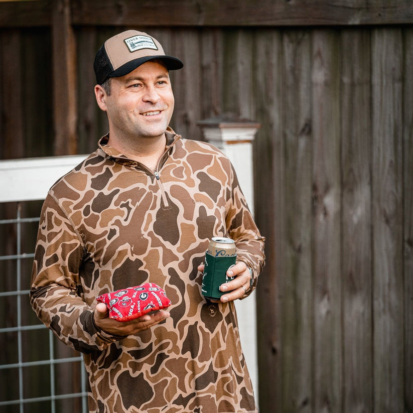 Core Layer 1/4 Zip Pullover Duck Camo – Over Under Clothing