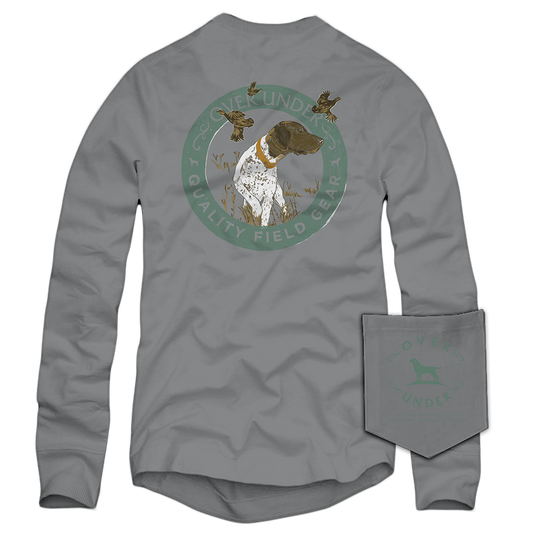 L/S Pointer Hunting Quail Tee Hurricane