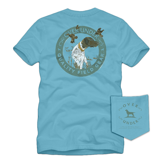 S/S Pointer Hunting Quail T-Shirt Beachwash