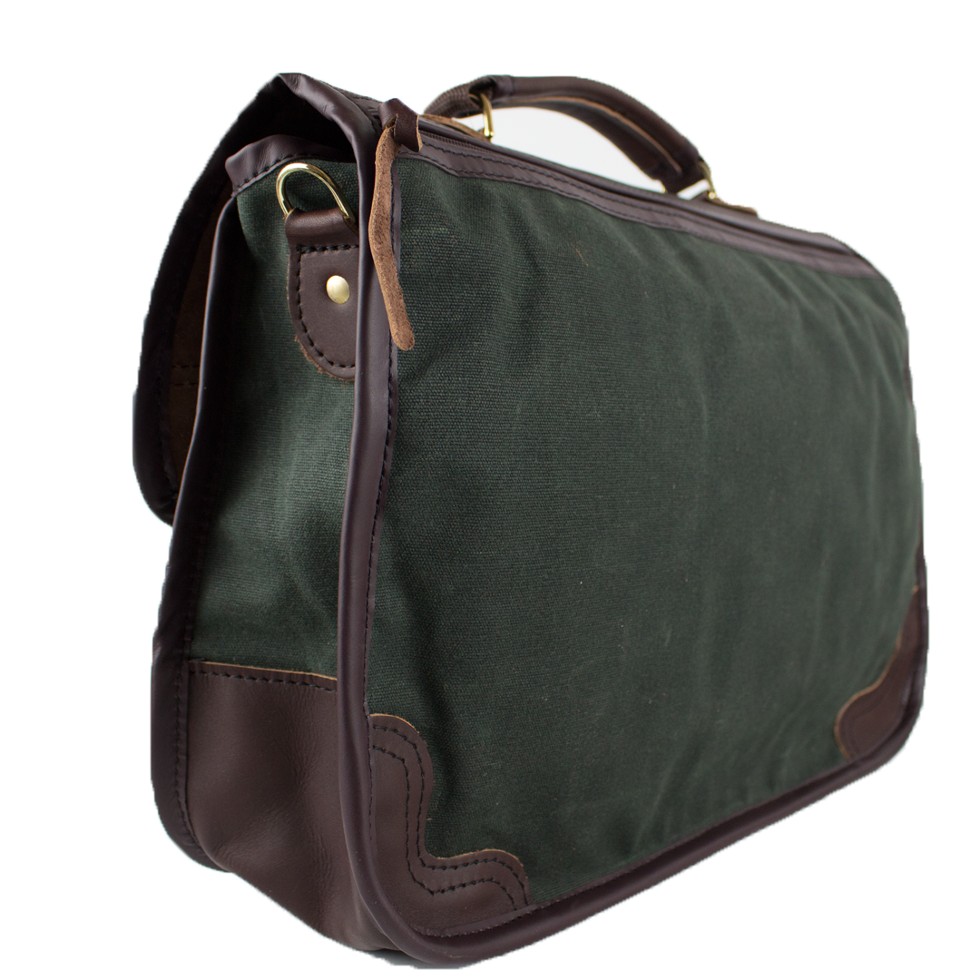 Waxed Sportsman's Portfolio Olive