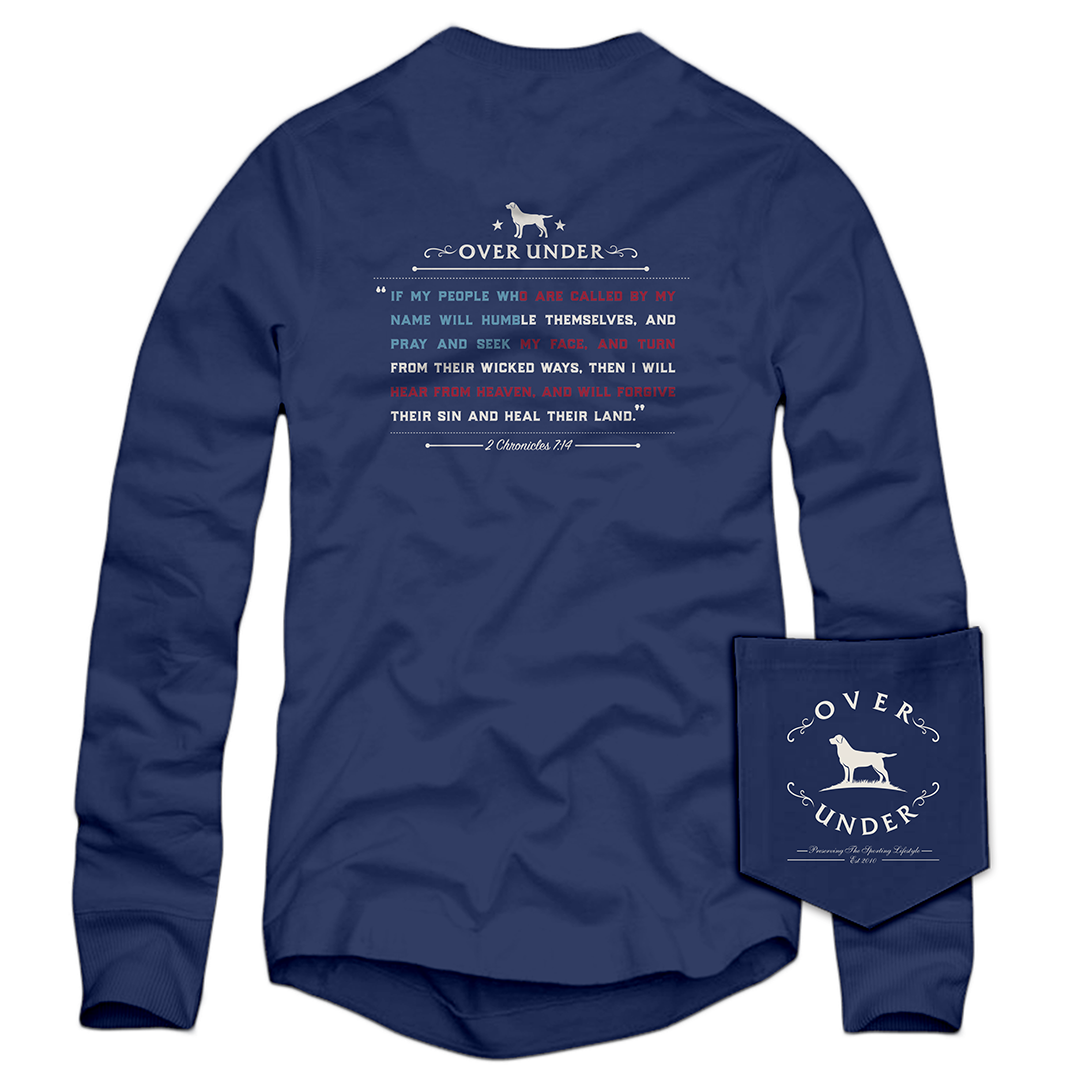 L/S Promise Keeper T-Shirt Navy