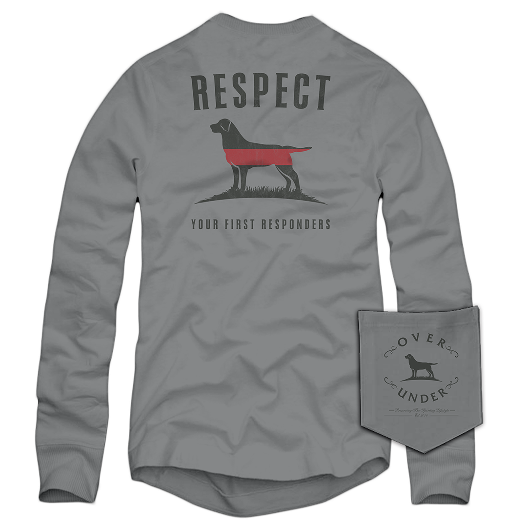 L/S Red Line Respect T-Shirt Hurricane