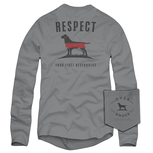 L/S Red Line Respect T-Shirt Hurricane