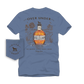 S/S Vintage Double Barrel Reserve T-Shirt Washed Denim
