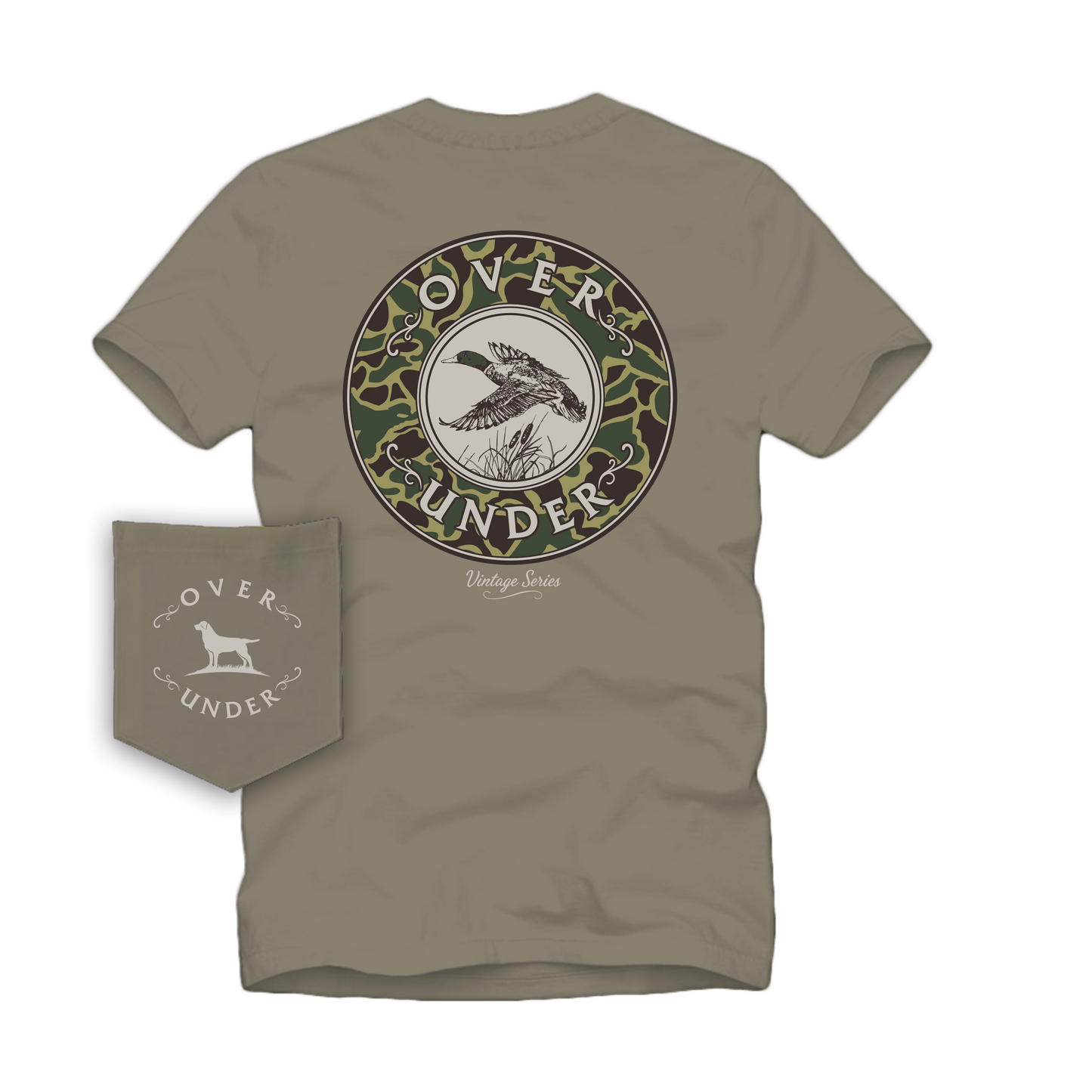 S/S Vintage Mallard Shoot T-Shirt Sandstone