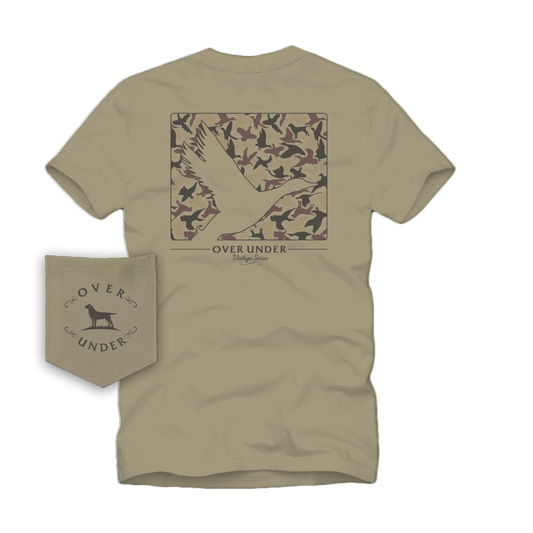 S/S Vintage Mallard Silhouette T-Shirt Khaki