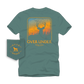 S/S Vintage Topo Deer T-Shirt Blue Spruce