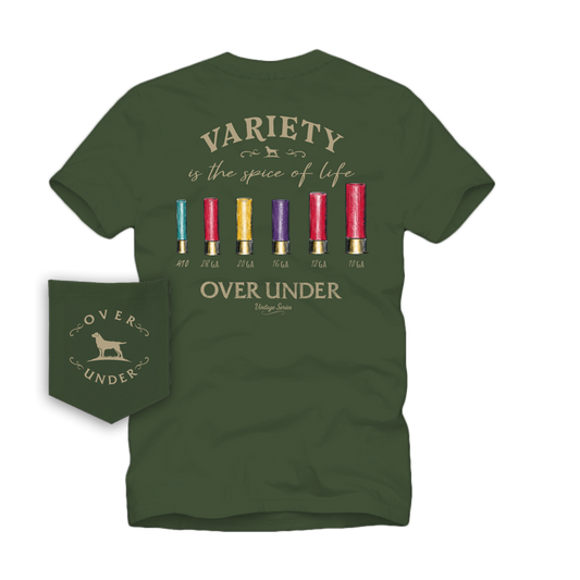 S/S Vintage Shotgun Variety T-Shirt Moss