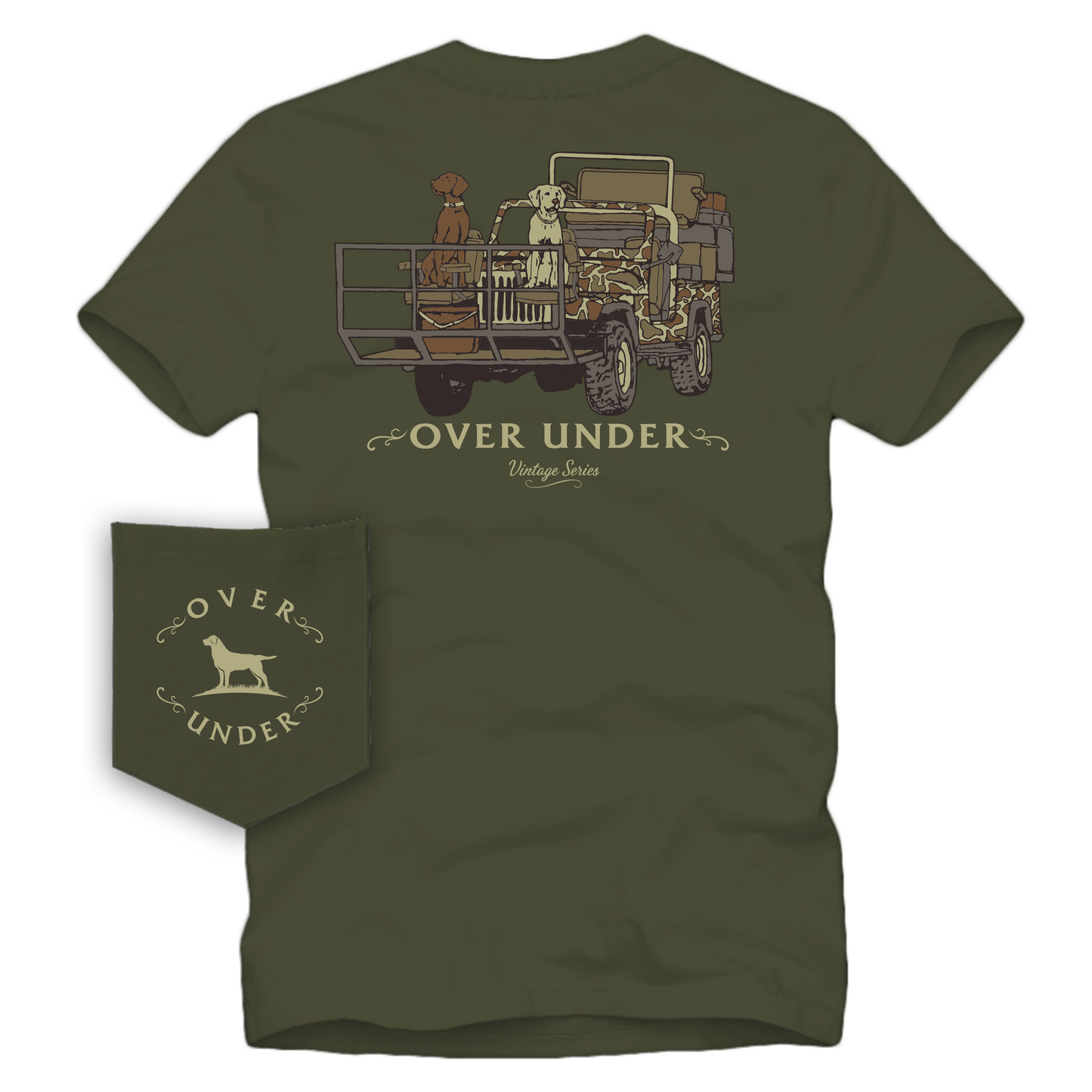 S/S Vintage Shotgun Rider T-Shirt Sage