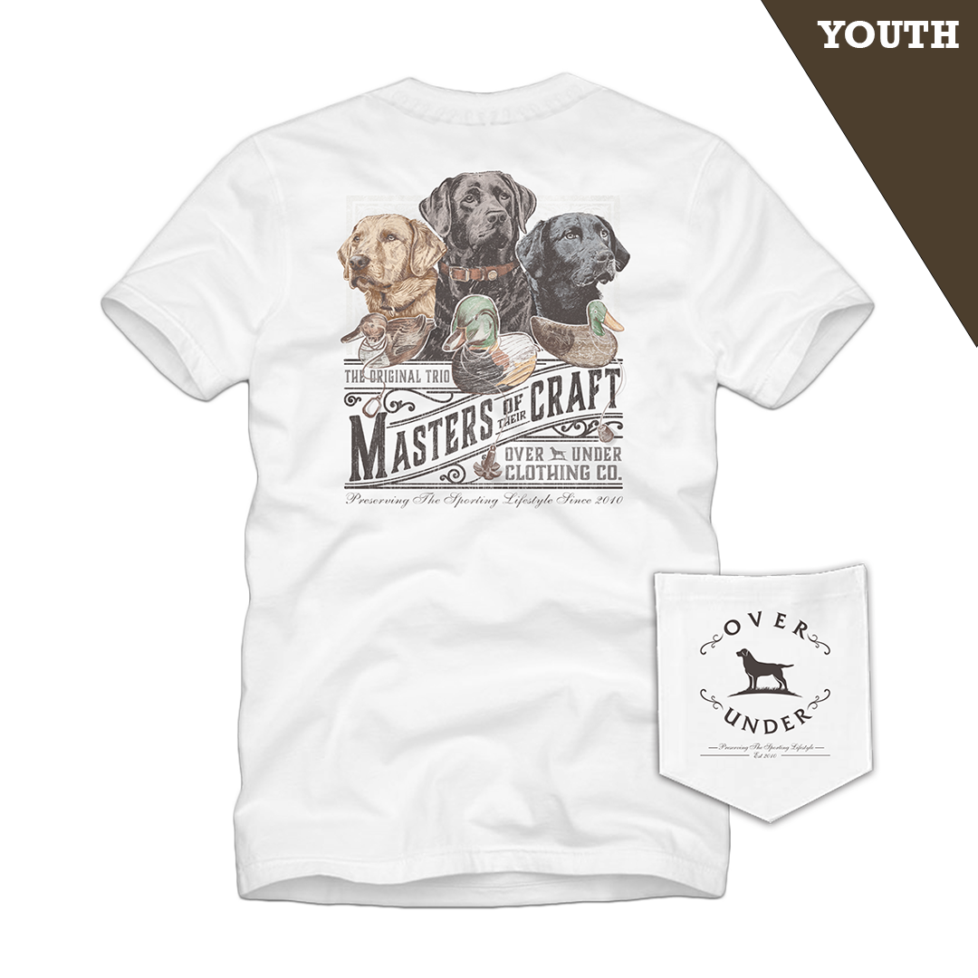 S/S Youth Masters of Craft T-Shirt White