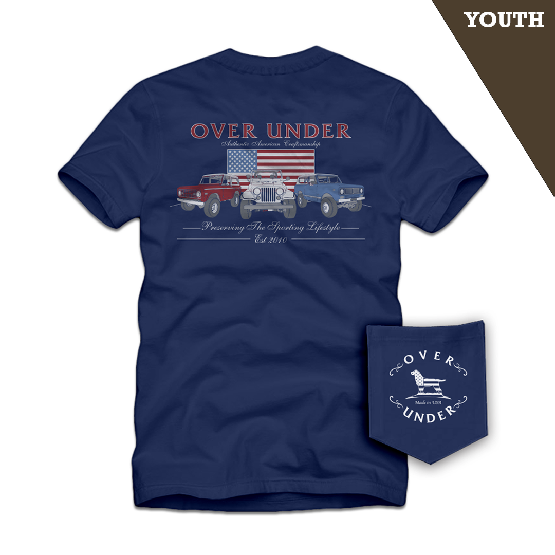 S/S Youth American Craftsmanship T-Shirt Navy