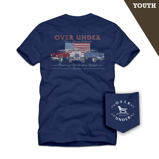 S/S Youth American Craftsmanship T-Shirt Navy