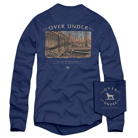 L/S Strait Lake T-Shirt Navy