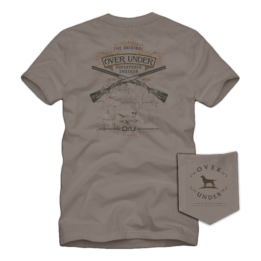 S/S Superposed Shotgun T-Shirt Driftwood