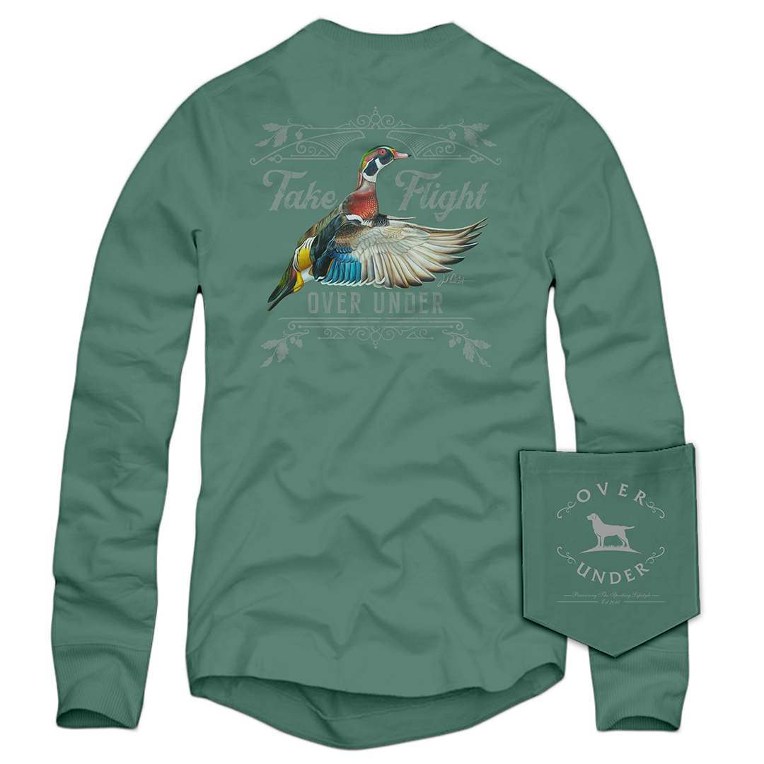 L/S Take Flight T-Shirt Light Green