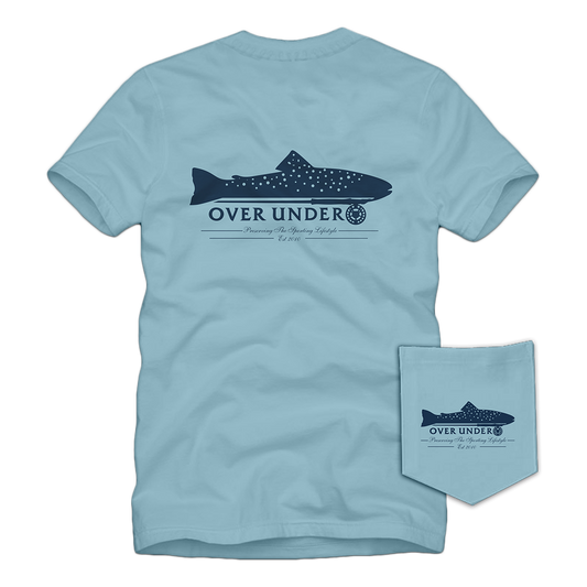 S/S Trout on Fly T-Shirt Beachwash