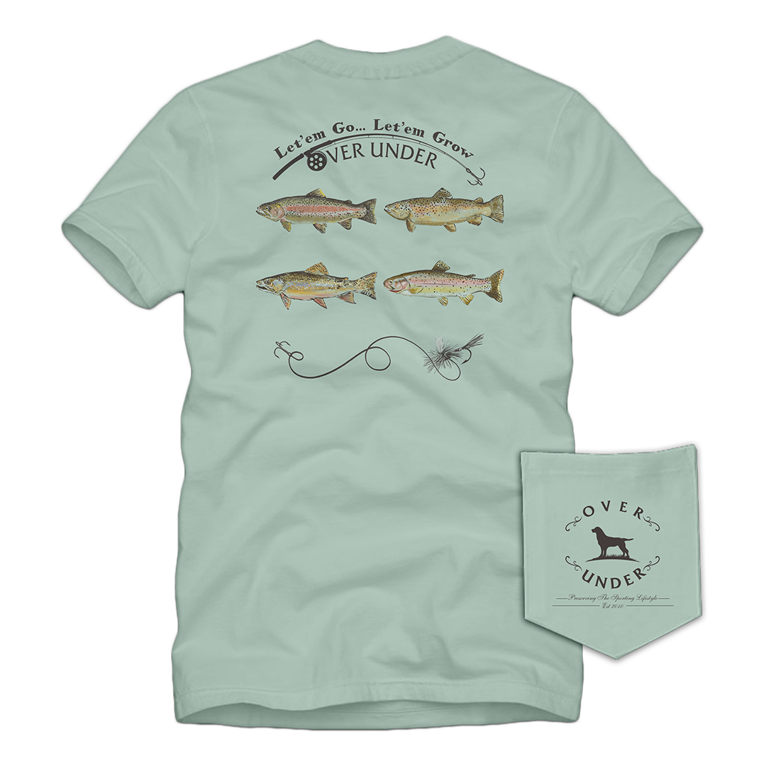 S/S Trout Slam T-Shirt Green Tea