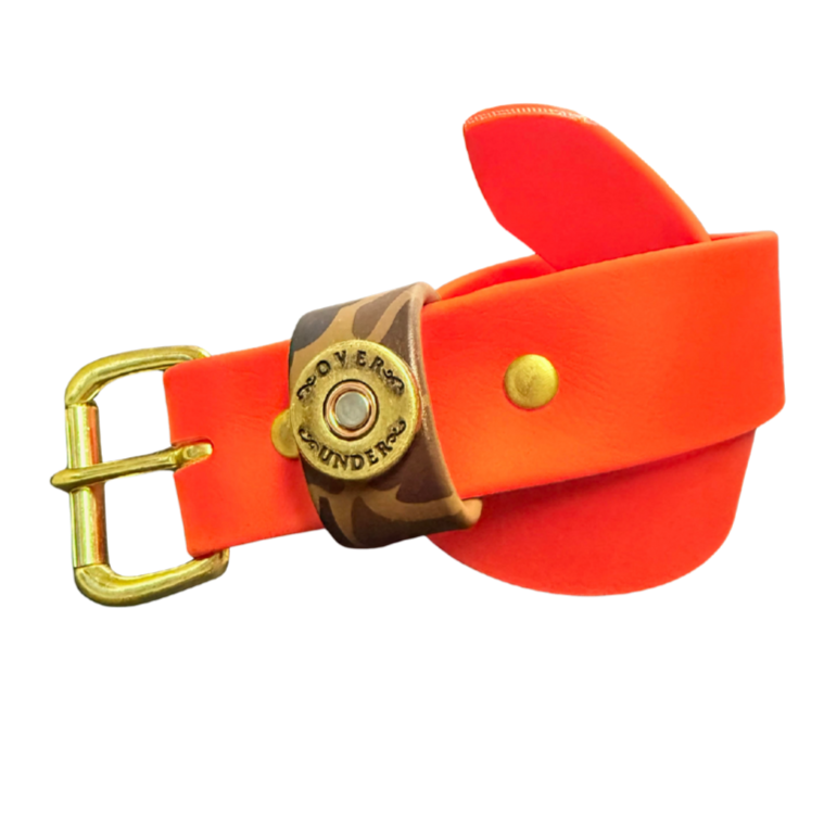 Waterproof Single Shot Belt Blaze Orange & Duck Camo
