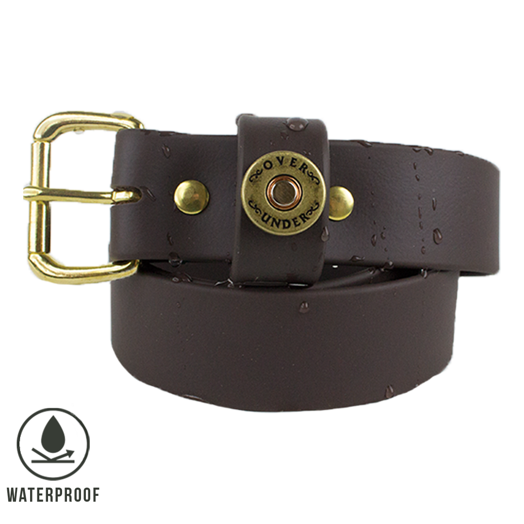 Waterproof Single Shot Belt Brown