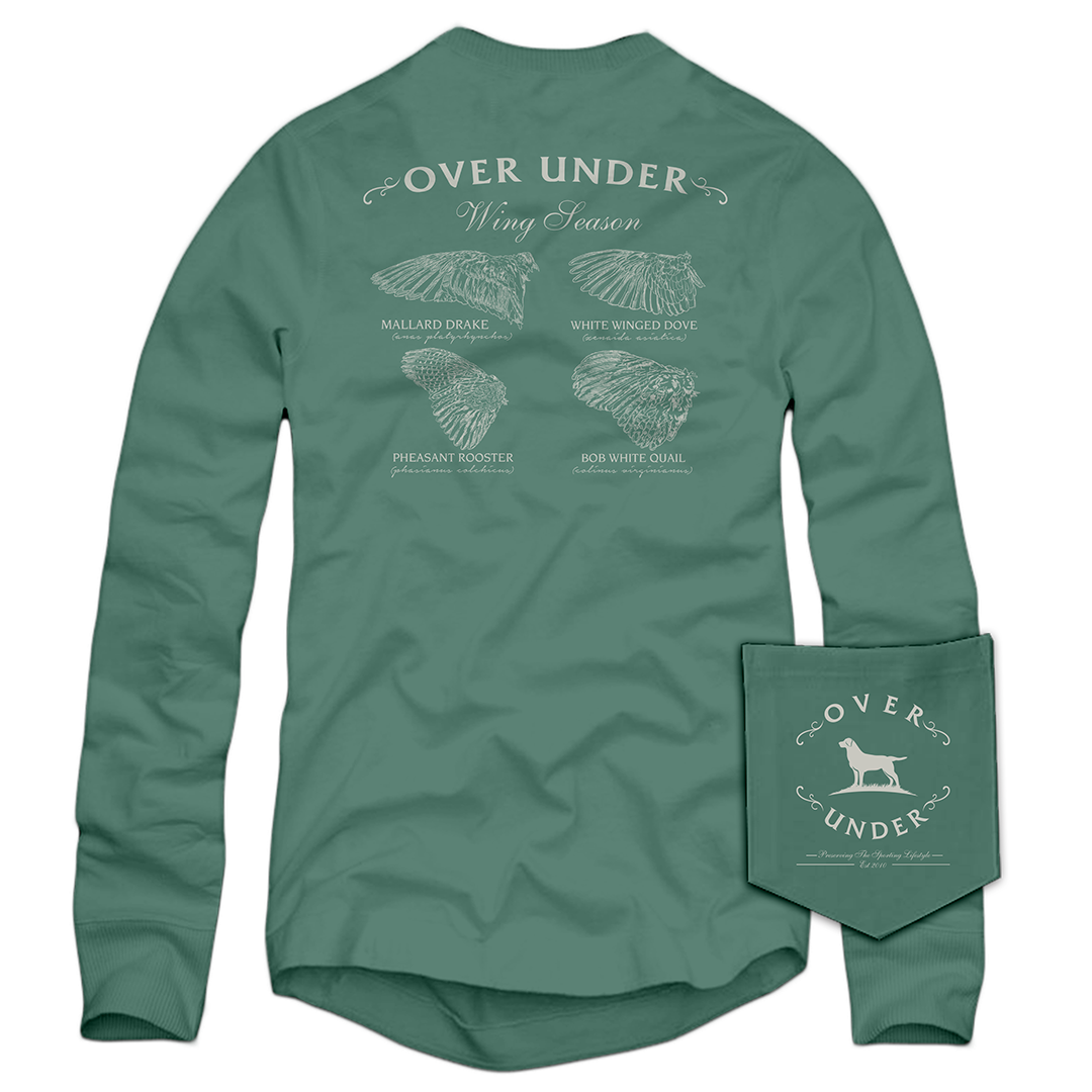 L/S Wing Season T-Shirt Light Green