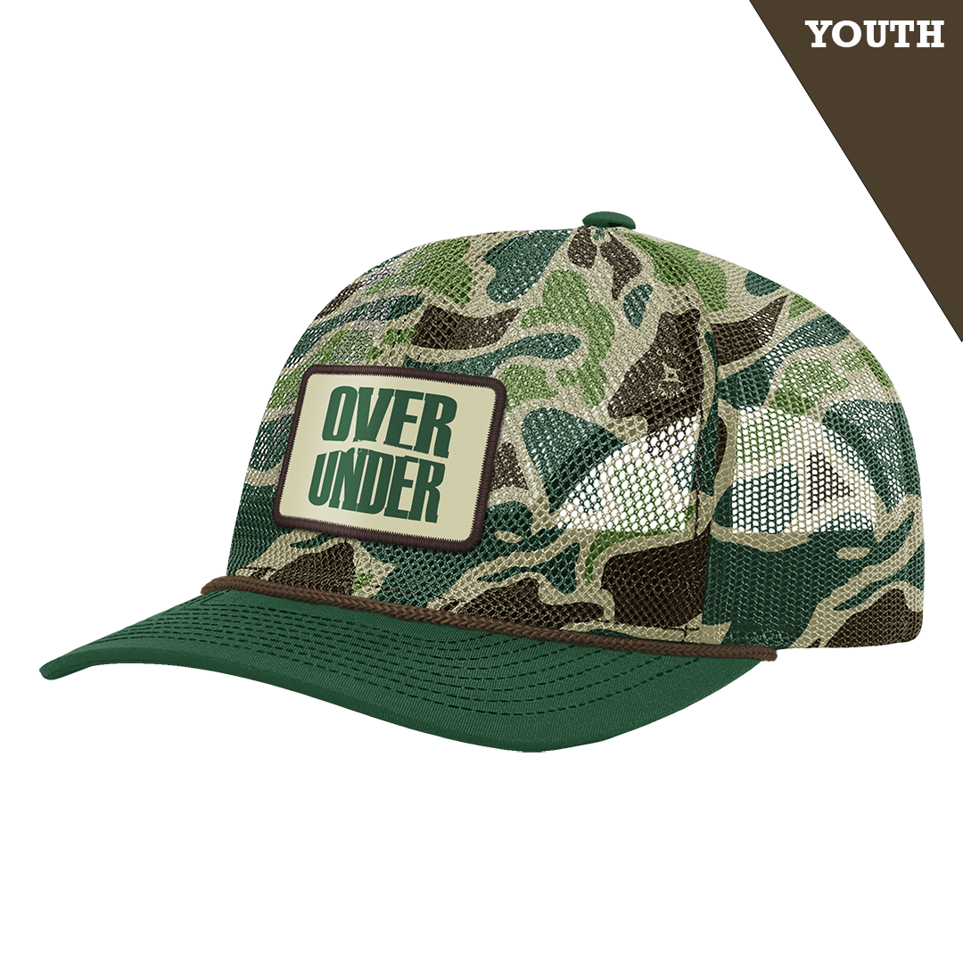 Youth Delta Mesh Hat Greenback Camo – Over Under Clothing