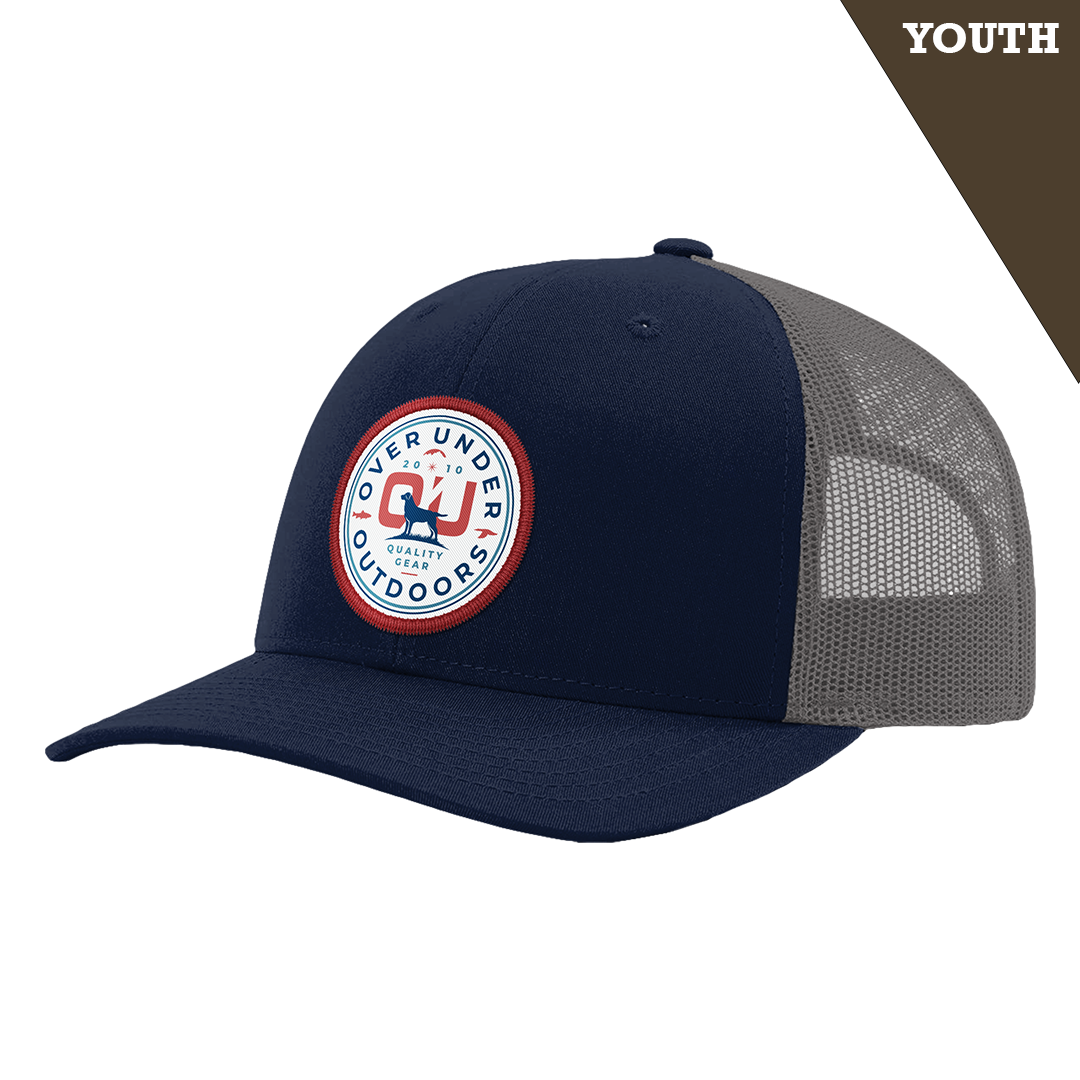 Youth O/U Outdoors Mesh Back Navy