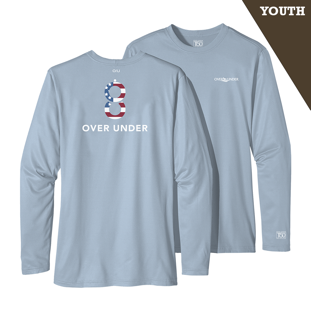 L/S Youth Tidal Tech Double Barrel Flag Skyride
