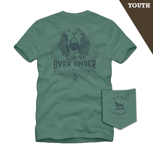 S/S Youth Boykin Spaniel T-Shirt Light Green