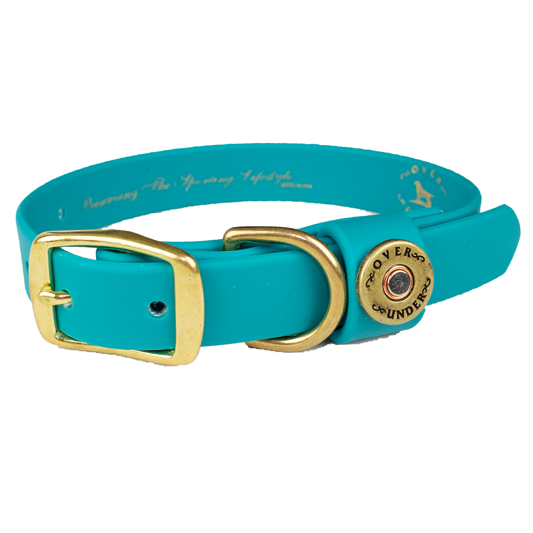 Water Dog Collar Teal - Over Under Clothing