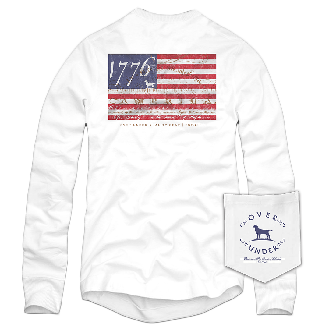 L/S 1776 T-Shirt White