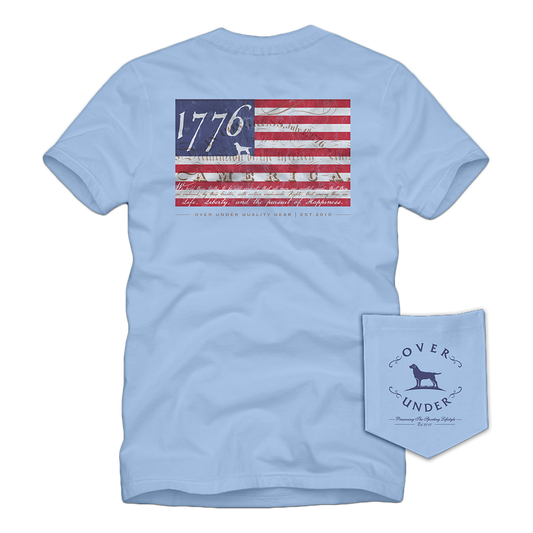 S/S 1776 T-Shirt Blue Sky