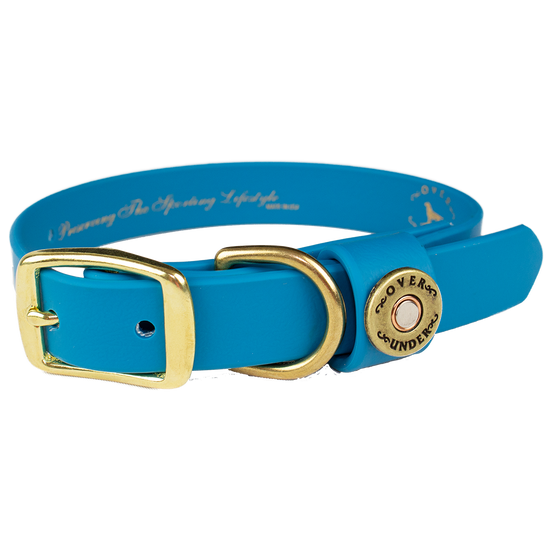Water Dog Collar Aqua Blue Over Under Clothing