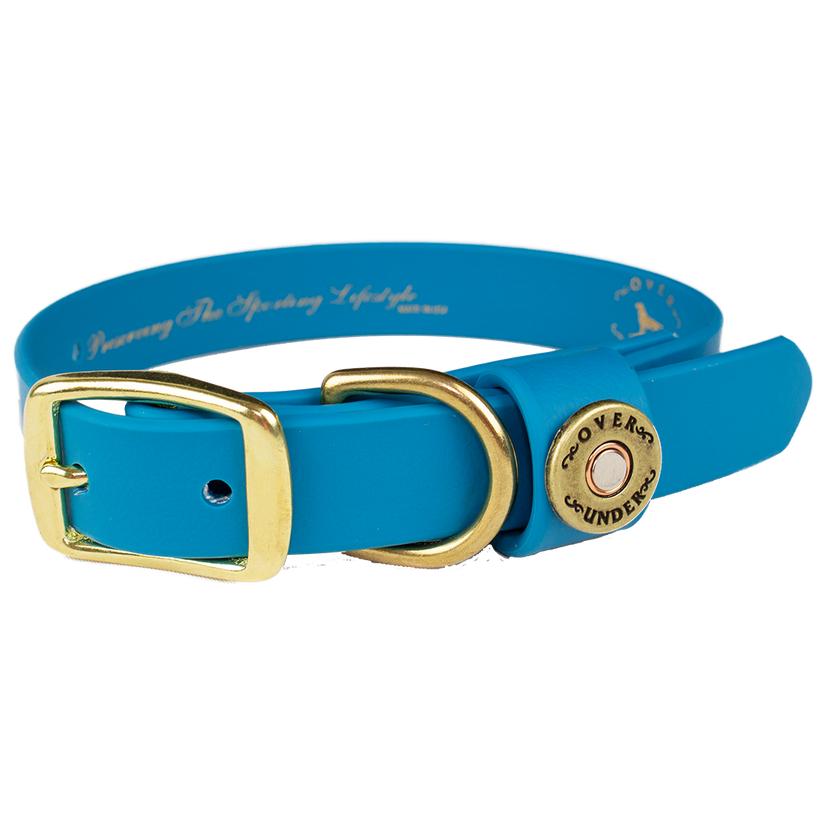 Water Dog Collar Aqua Blue Over Under Clothing