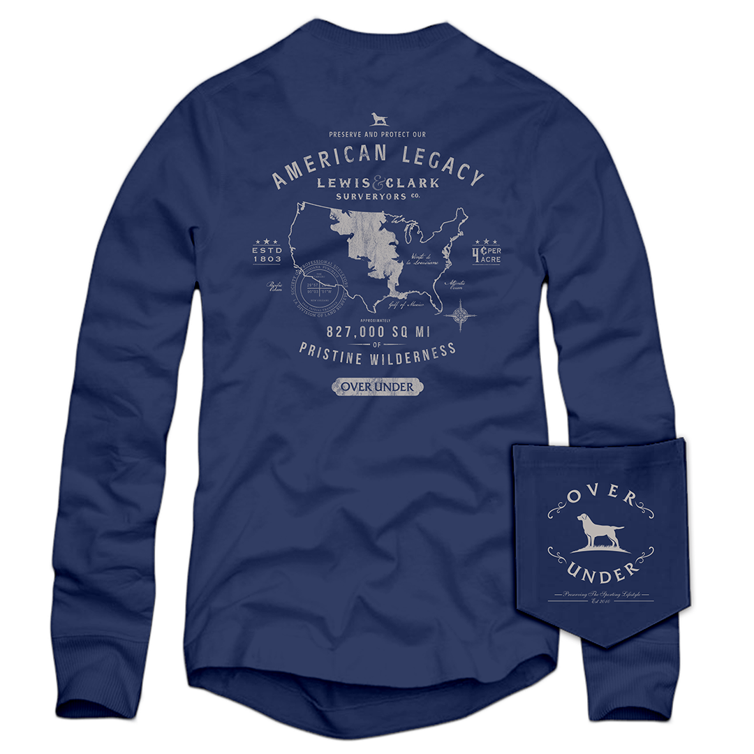 L/S American Legacy T-Shirt Navy