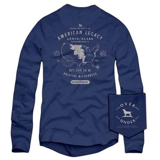 L/S American Legacy T-Shirt Navy