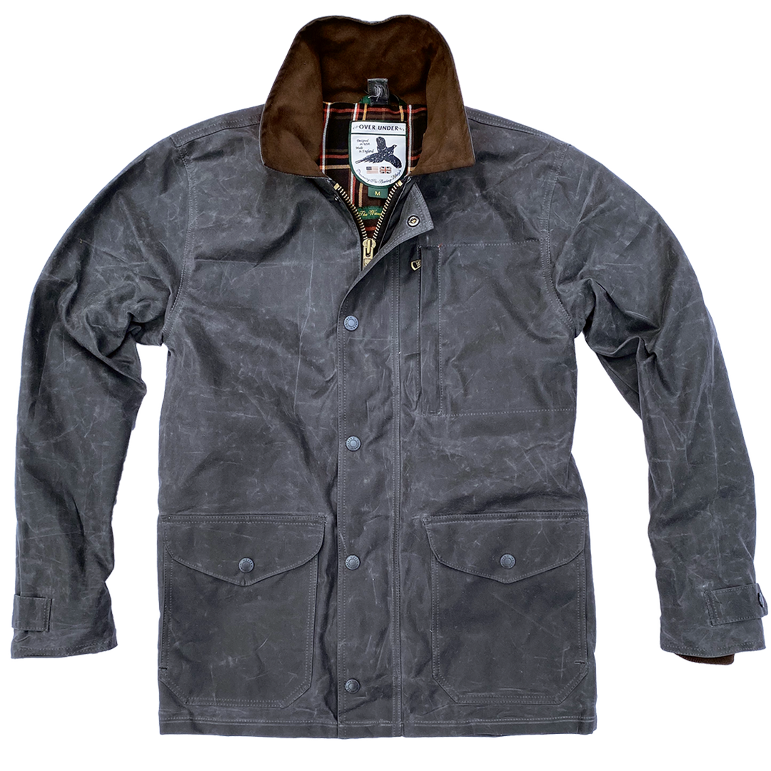Waxed Briar Jacket Charcoal - Over Under Clothing