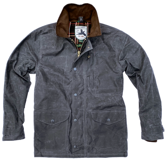 Waxed Briar Jacket Charcoal - Over Under Clothing
