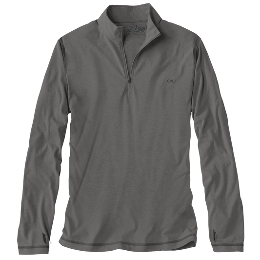 Core Layer 1/4 Zip Pullover Pewter