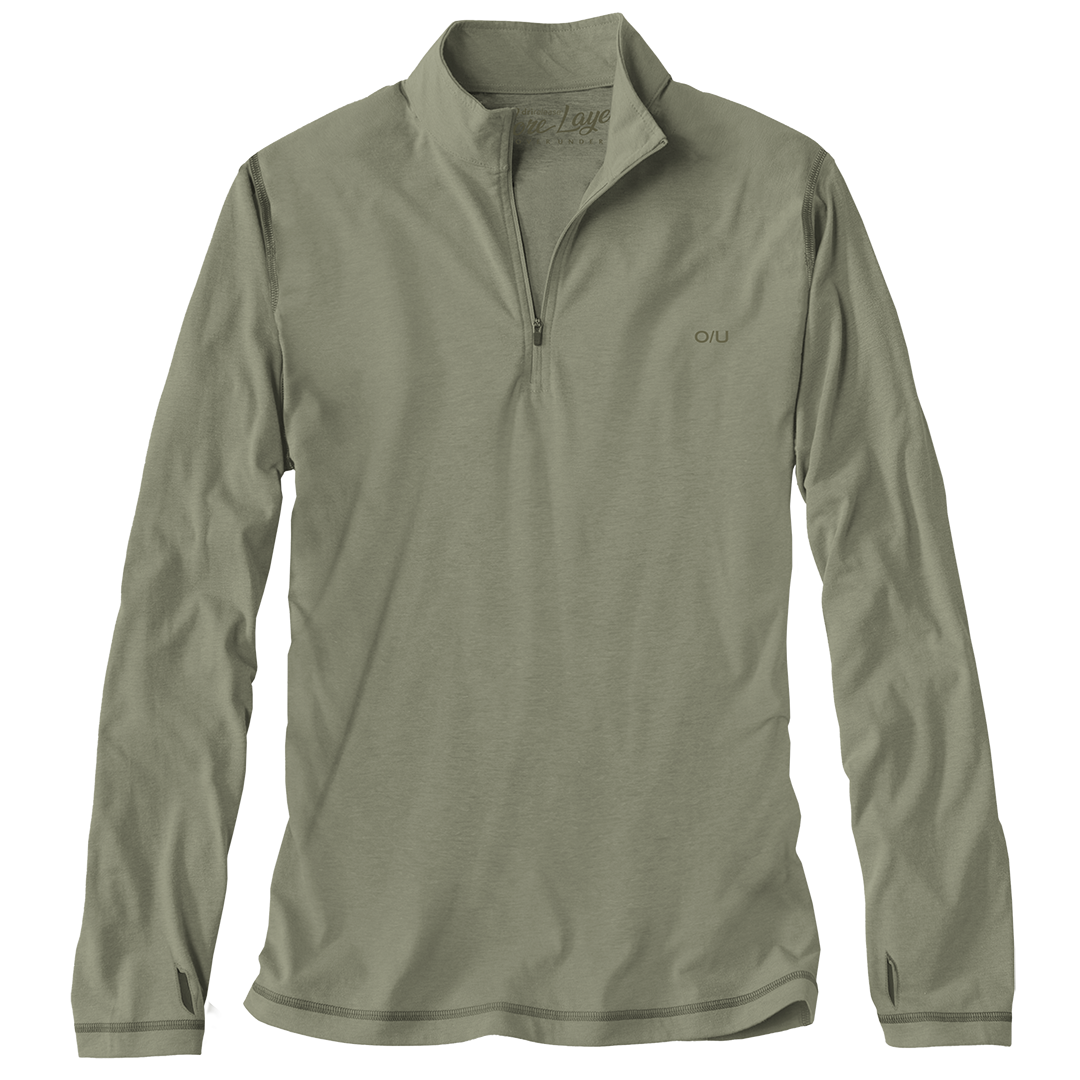 Core Layer 1/4 Zip Pullover Sage