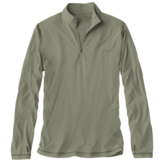 Core Layer 1/4 Zip Pullover Sage