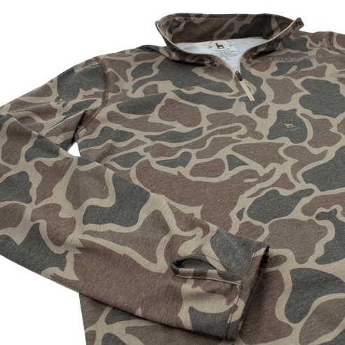 Core Layer 1/4 Zip Pullover Duck Camo – Over Under Clothing